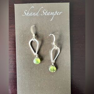 Shane Stamper Sterling and Peridot Earrings